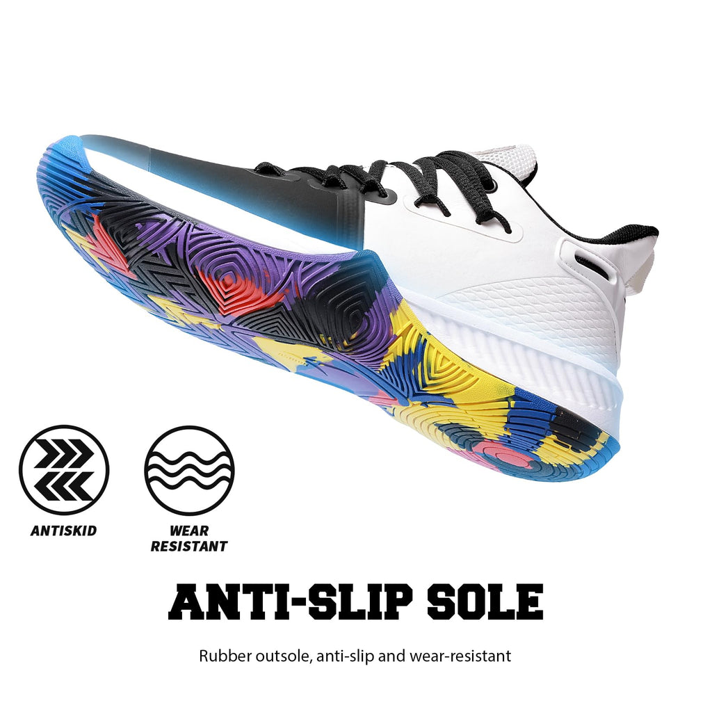 ASHION Zapatos de baloncesto ligeros para hombre