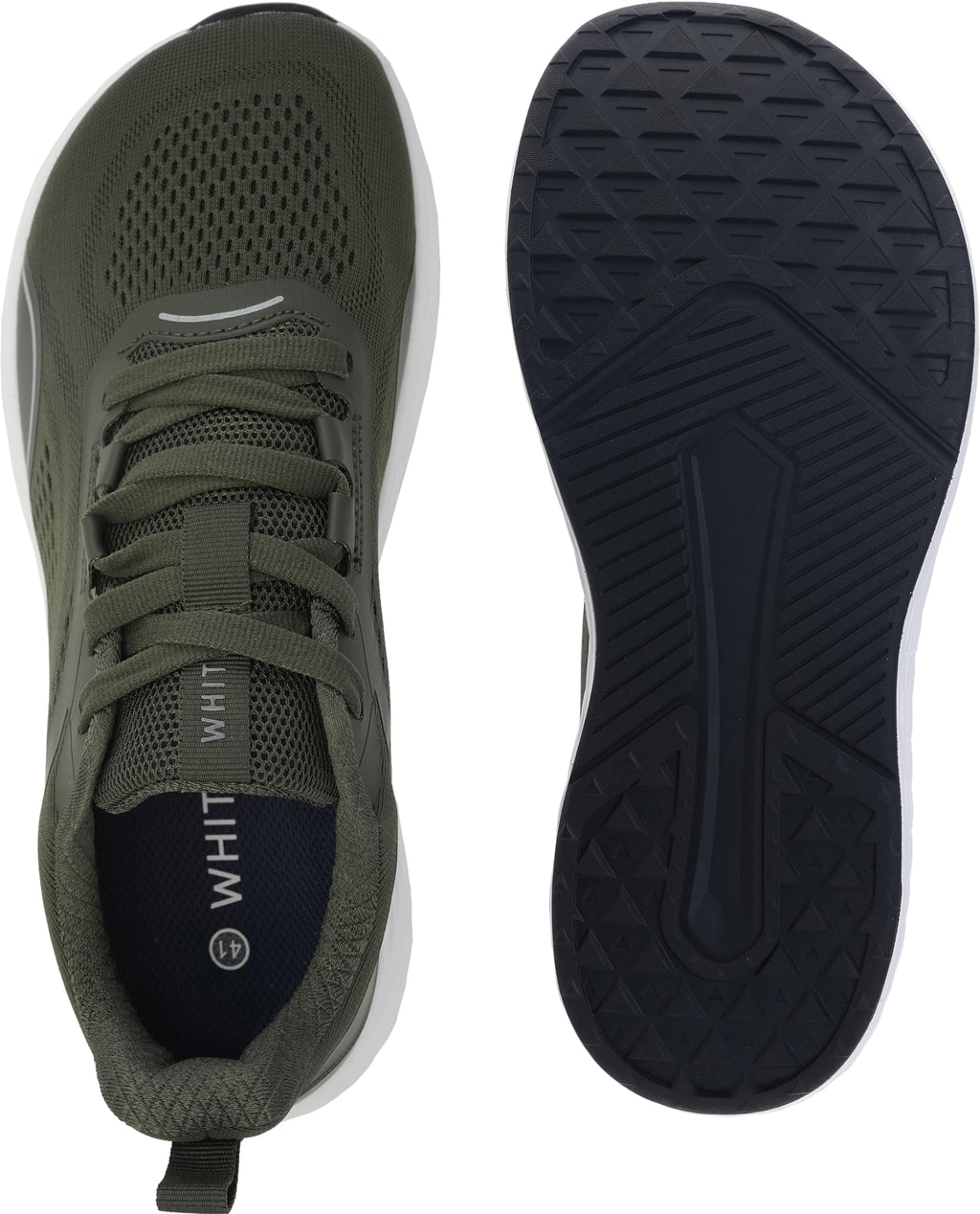 WHITIN: Zapatillas para correr Zero Drop para hombre + Caja de puntera ancha