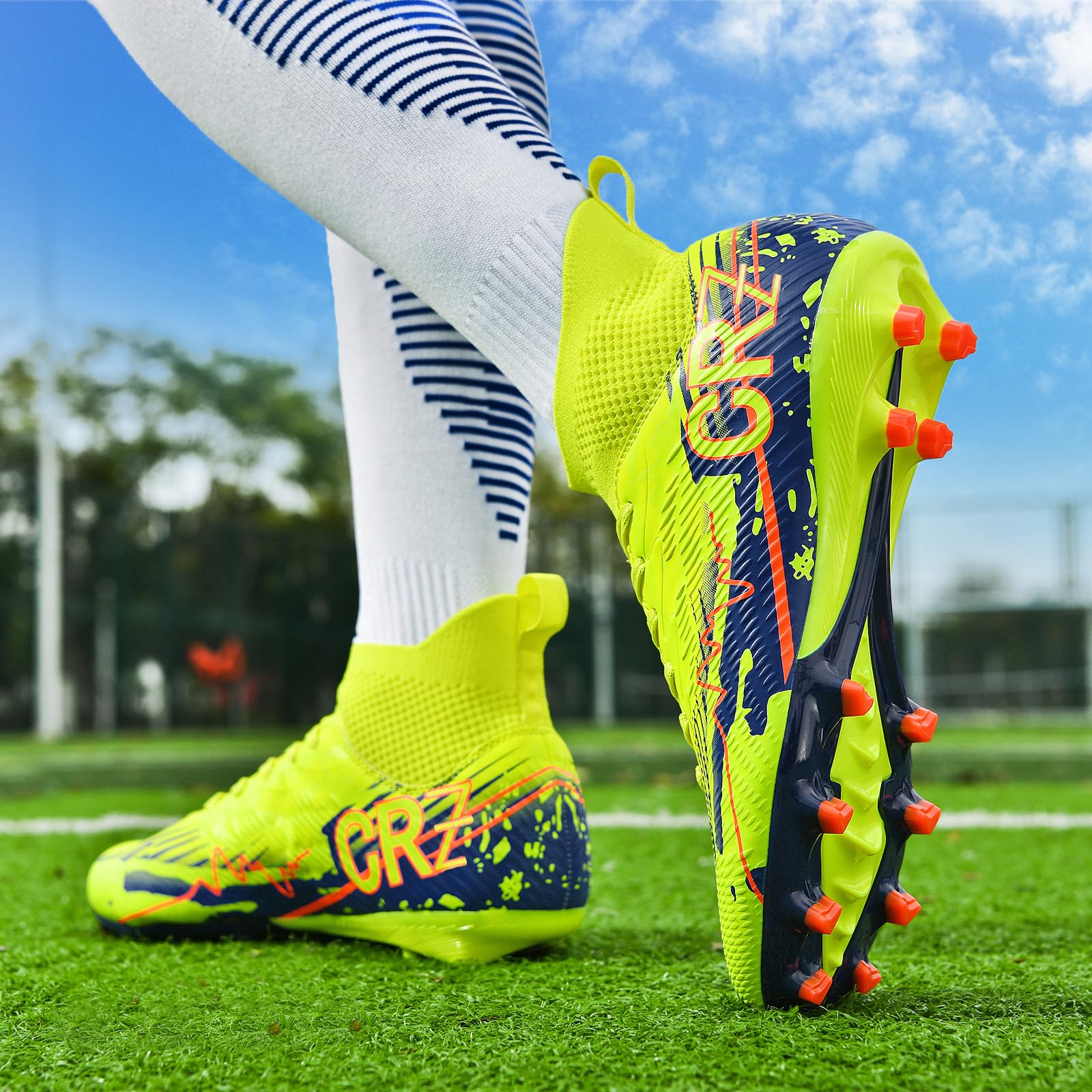 Tacos de fútbol para hombres, mujeres, césped interior, zapatos de fútbol para jóvenes, AG, TF, entrenamiento, botas de fútbol unisex