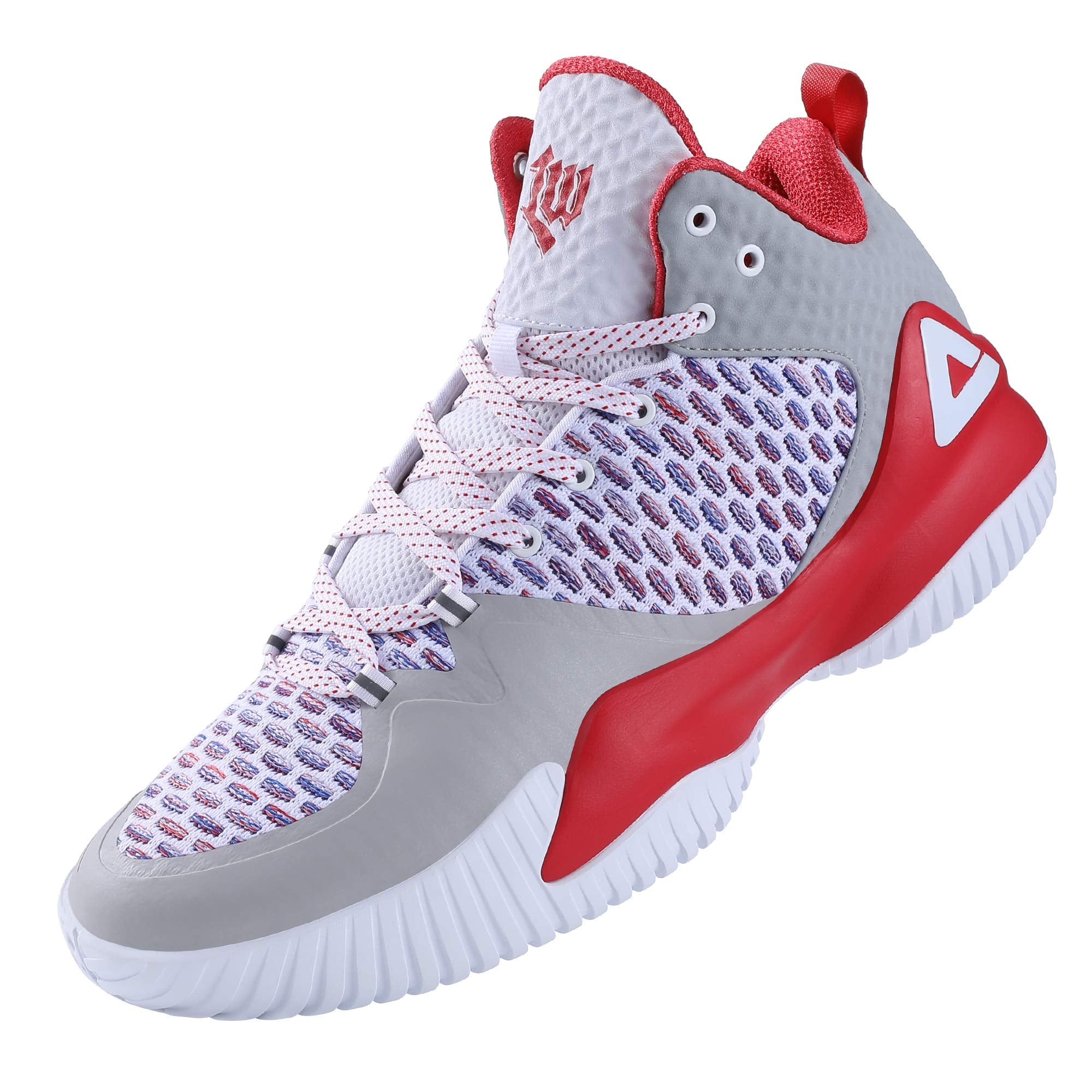 PEAK Zapatillas altas de baloncesto para hombre Lou Williams Streetball Master transpirables para exteriores, con acolchado, zapatillas deportivas para estar en forma