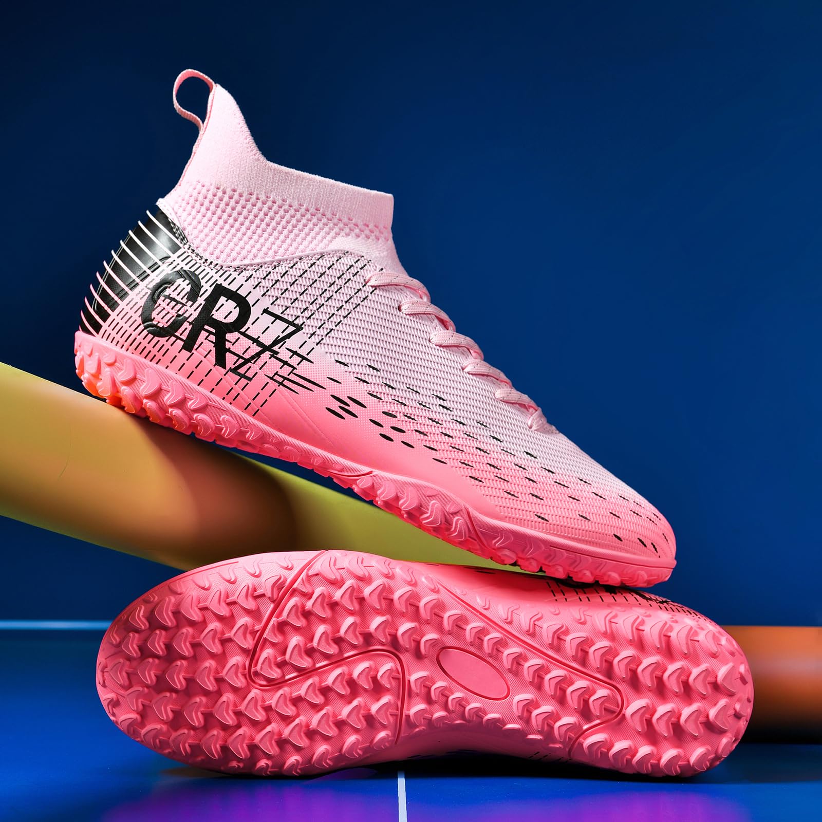 Tacos de fútbol para hombres, mujeres, césped interior, zapatos de fútbol para jóvenes, AG, TF, entrenamiento, botas de fútbol unisex