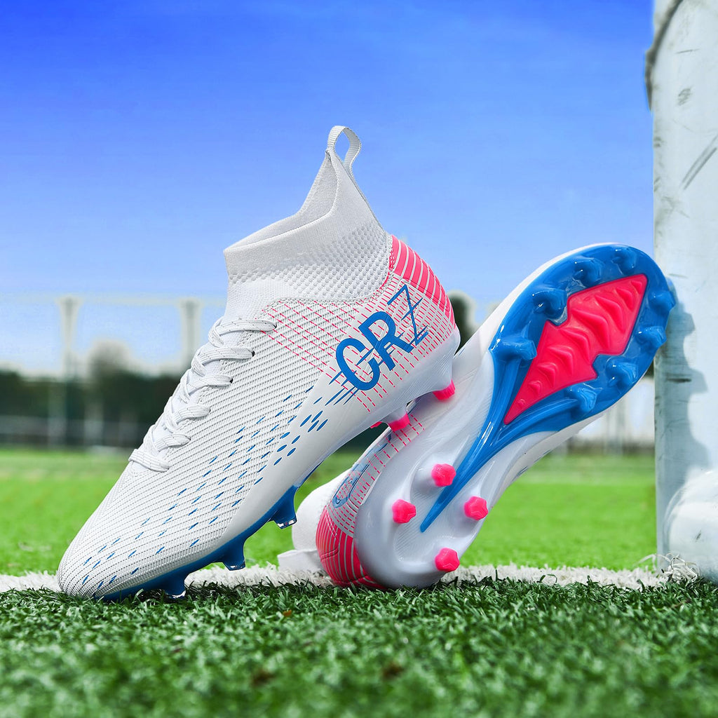 Tacos de fútbol para hombres, mujeres, césped interior, zapatos de fútbol para jóvenes, AG, TF, entrenamiento, botas de fútbol unisex