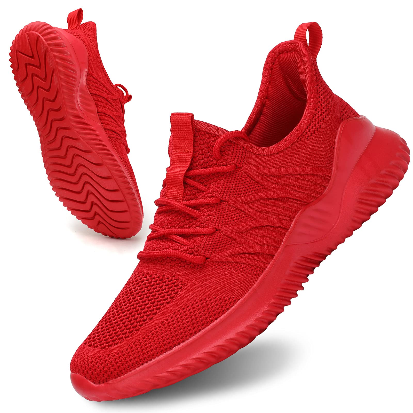 Zapatos deportivos para correr para hombre, ligeros, transpirables, de malla