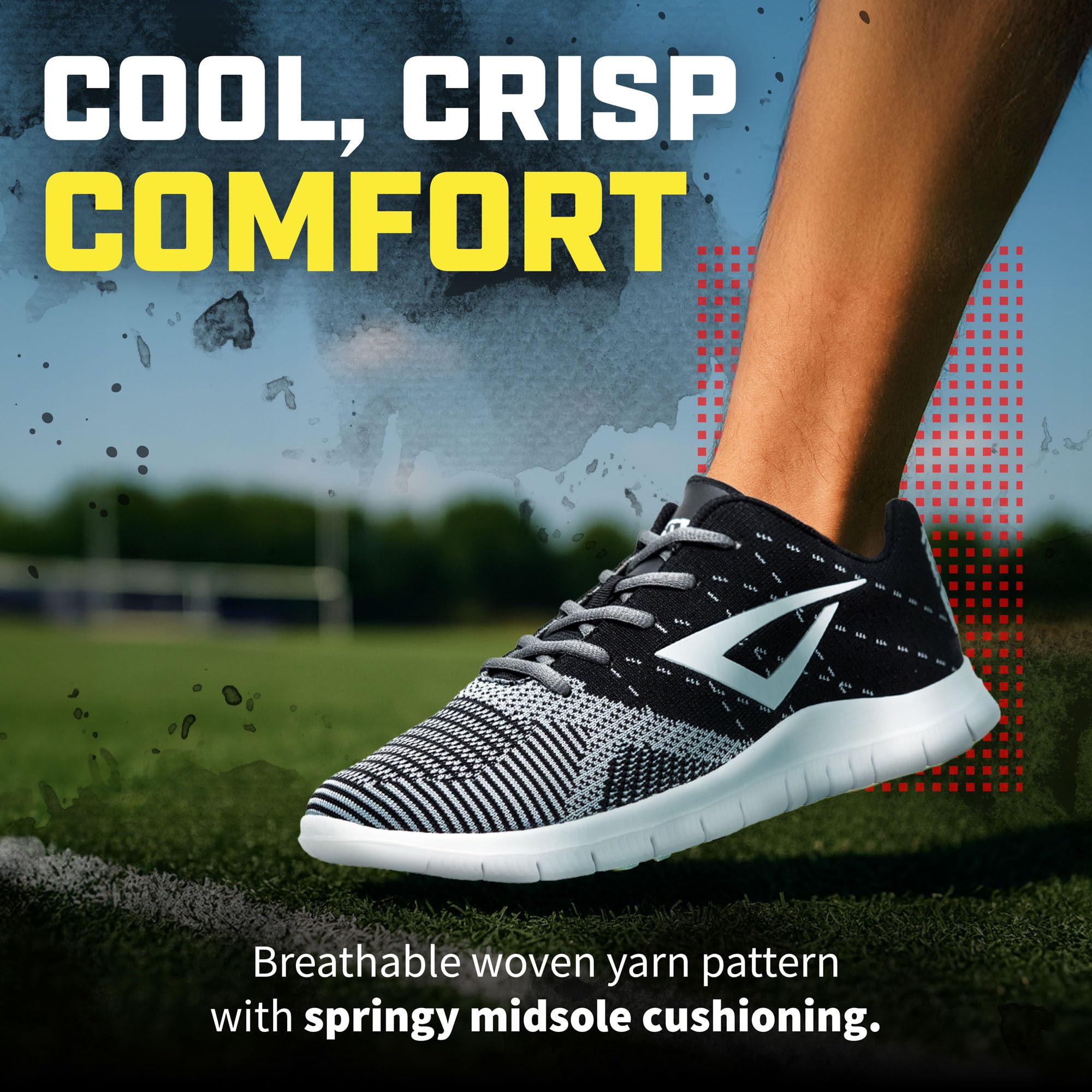 3N2 K-NIT Trainer - Zapatos ligeros – Zapatillas transpirables y cómodas para caminar y correr casuales – Antideslizantes