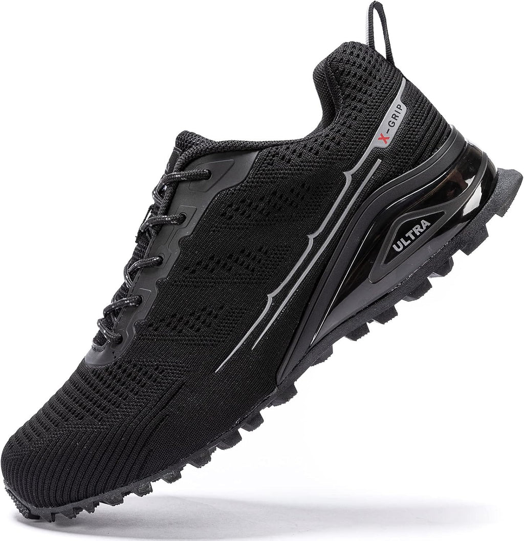 Zapatillas de moda para hombre, ligeras, transpirables, antideslizantes, para caminar, tenis, entrenamiento cruzado, para correr en senderos