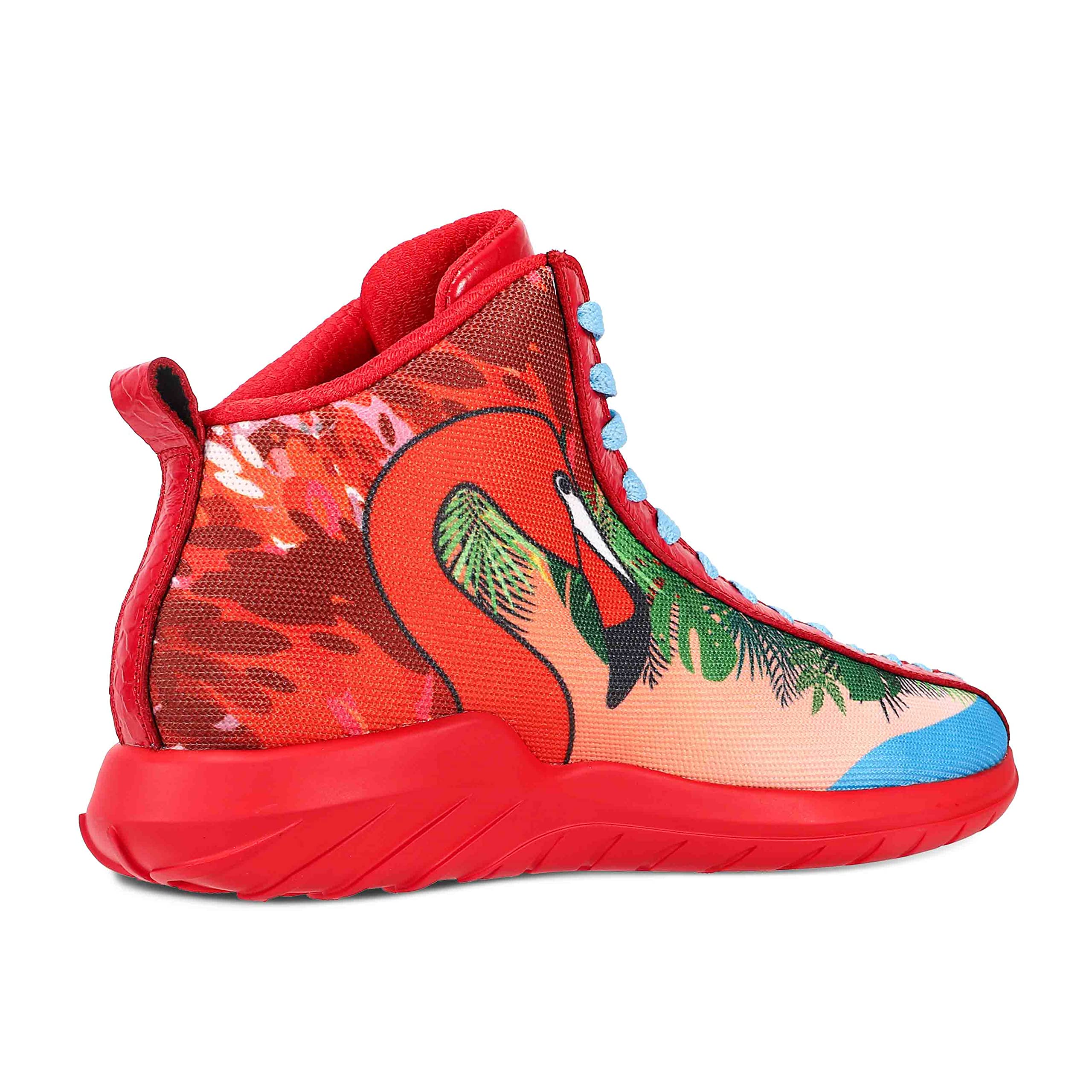 Zapatillas altas de baloncesto para hombre y mujer, con cordones únicos, ligeras, antideslizantes, para exteriores