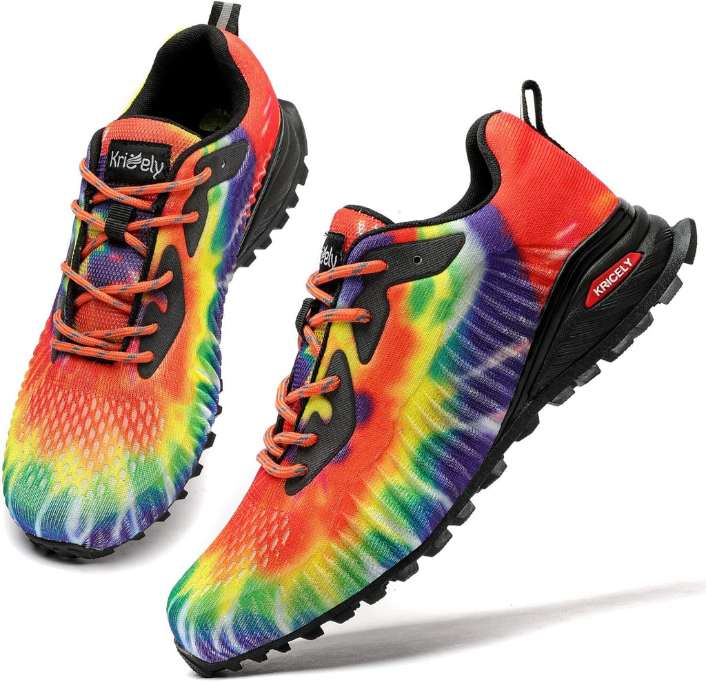 Kricely Zapato deportivo para hombre, para correr, caminar, hacer senderismo y entrenamiento funcional, para exteriores, calzado informal de hombre para entrenamiento