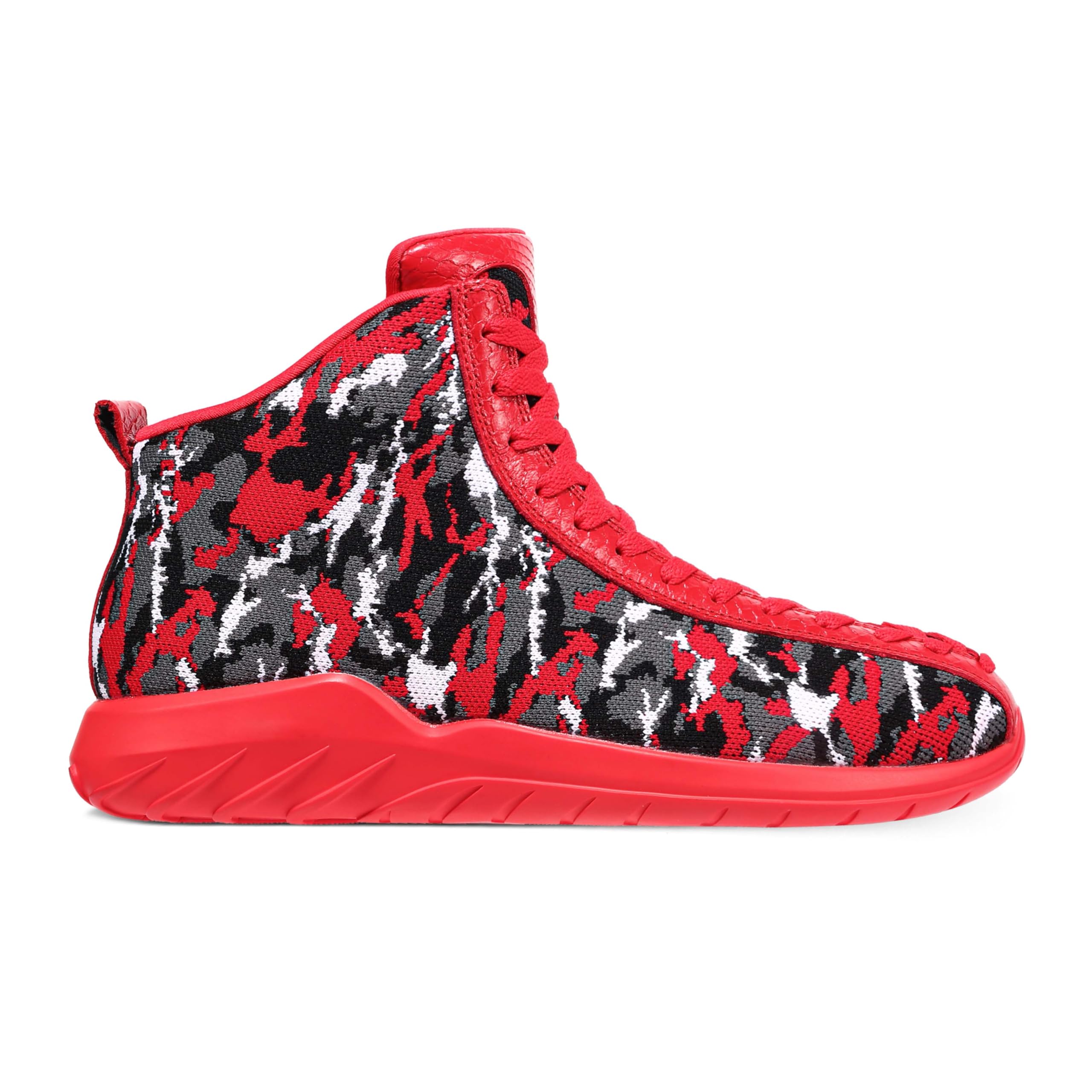 Zapatillas altas de baloncesto para hombre y mujer, con cordones únicos, ligeras, antideslizantes, para exteriores