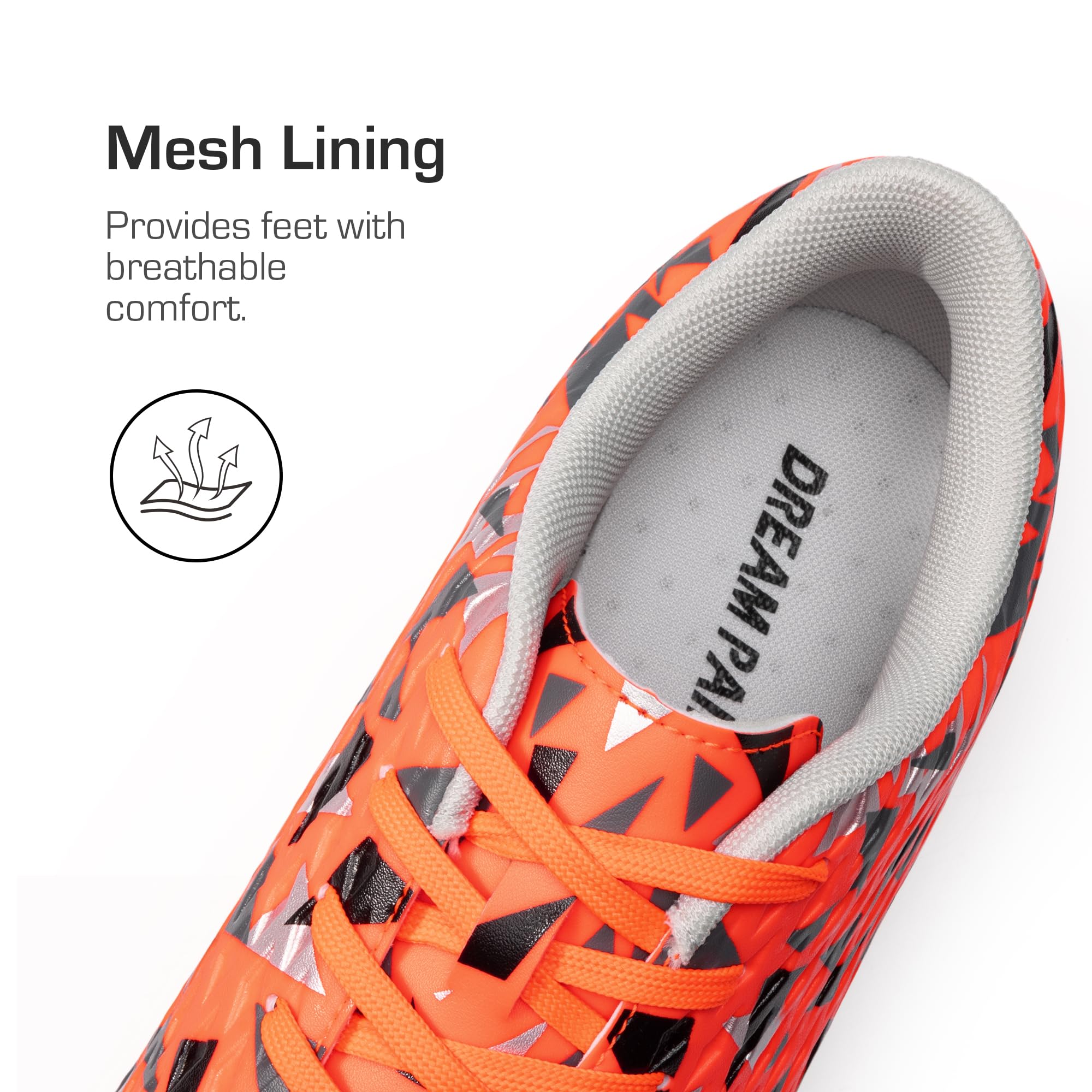 DREAM PAIRS Zapatos de fútbol para hombre, zapatos de fútbol para adultos, con cordones, firmes, atléticos, para entrenamiento al aire libre, zapatos de fútbol
