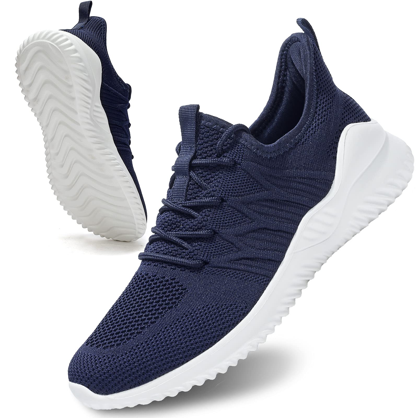 Zapatos deportivos para correr para hombre, ligeros, transpirables, de malla
