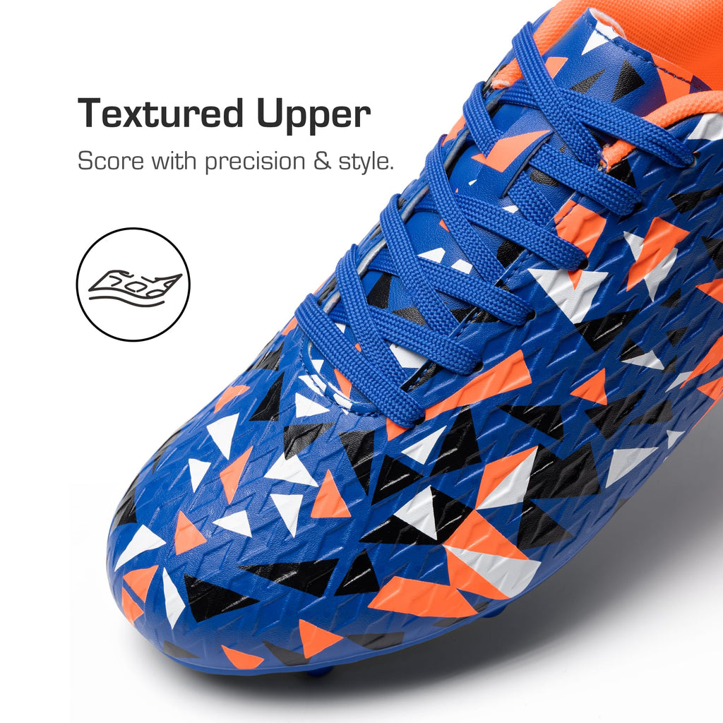 DREAM PAIRS Zapatos de fútbol para hombre, zapatos de fútbol para adultos, con cordones, firmes, atléticos, para entrenamiento al aire libre, zapatos de fútbol