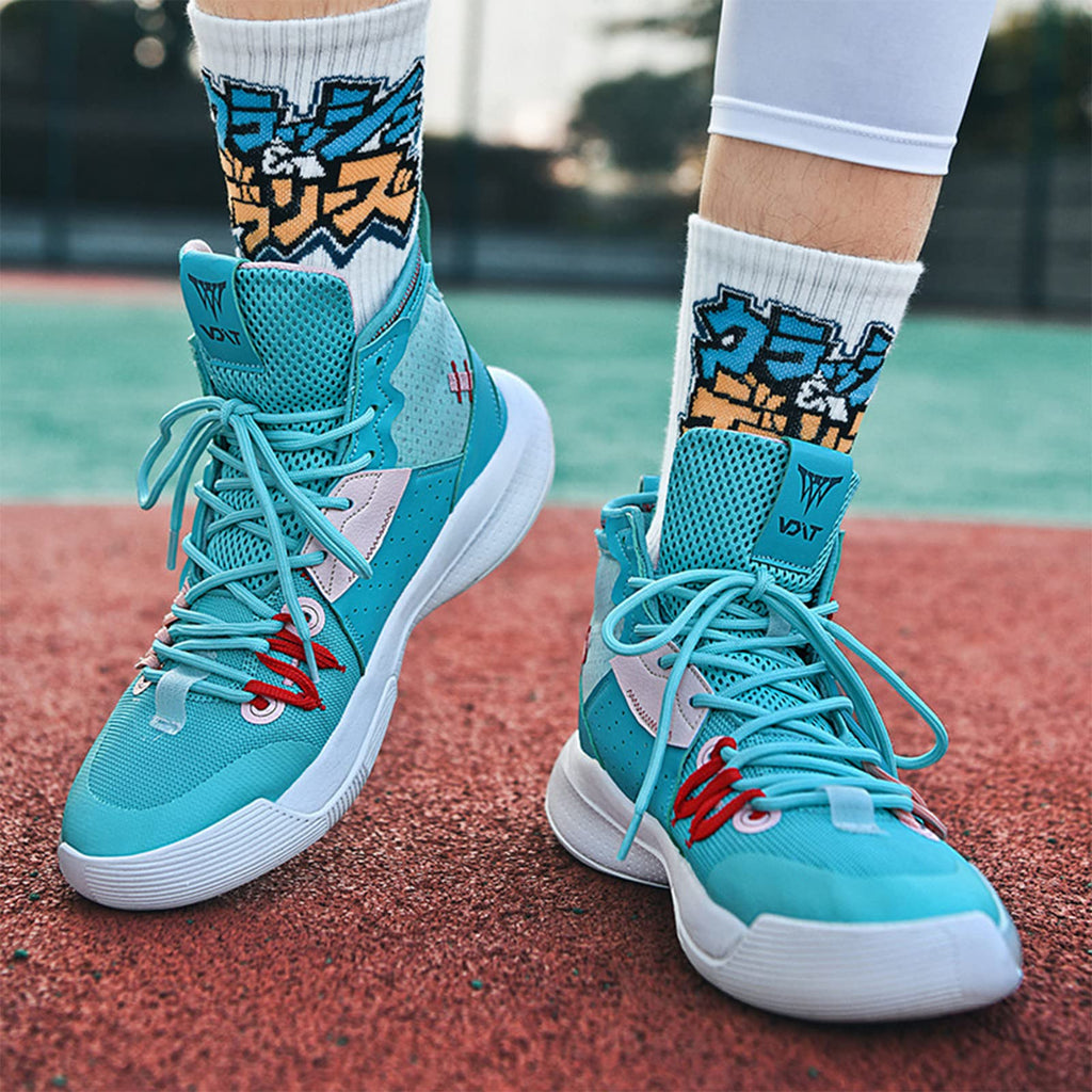 Zapatillas de baloncesto de caña alta para hombre, deportivas, de moda, antideslizantes, para correr y entrenamiento