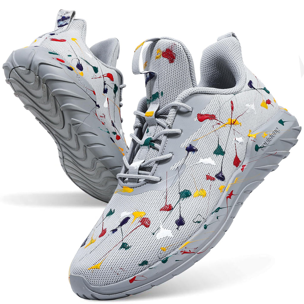 Soulsfeng - Tenis para correr para hombre, ligeros, de moda, elegantes, para deportes, gimnasio, tenis, caminar, tamaños US 5.5-15