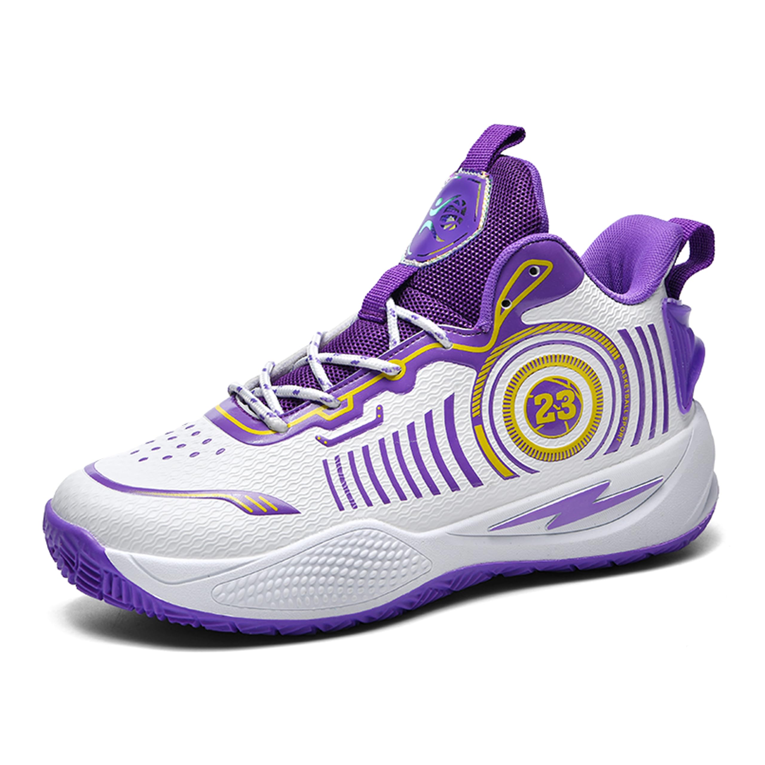 Zapatos de baloncesto de caña alta para hombre con suelas antideslizantes y resistentes al desgaste, zapatos para correr con diseño de graffiti, zapatos deportivos de moda