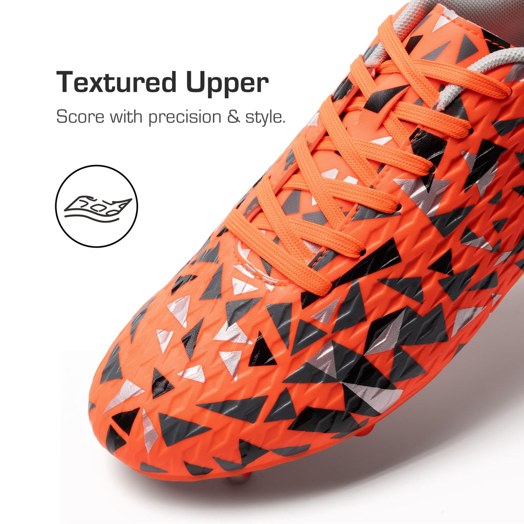 DREAM PAIRS Zapatos de fútbol para hombre, zapatos de fútbol para adultos, con cordones, firmes, atléticos, para entrenamiento al aire libre, zapatos de fútbol