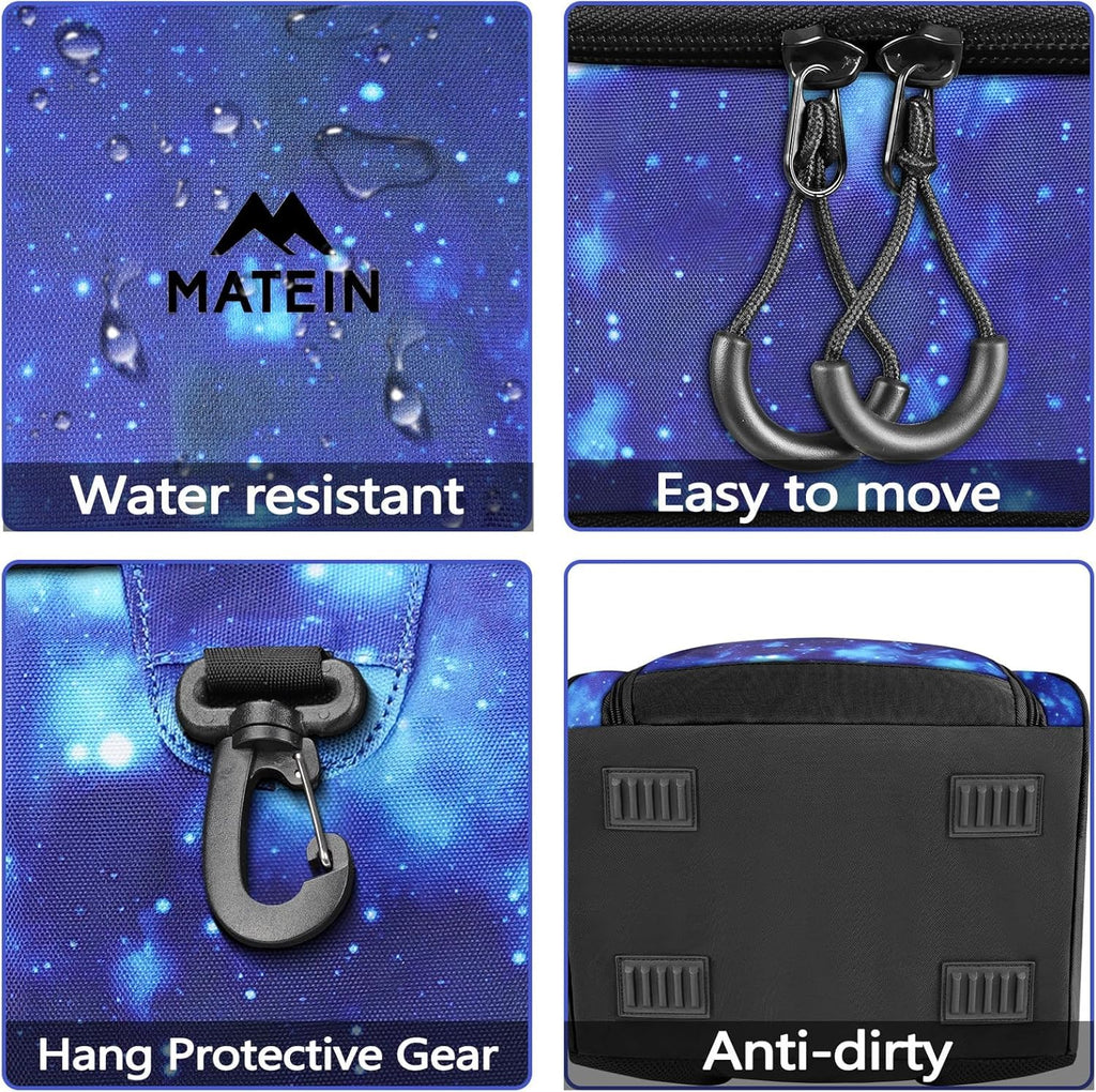 MATEIN - Bolsa de baloncesto, mochila de fútbol resistente con soporte para pelota y compartimento para zapatos, gran mochila de baloncesto para equipo de entrenamiento, mochila de baloncesto
