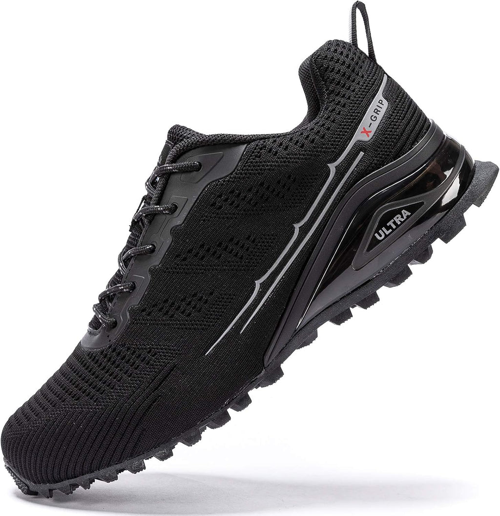 Kricely Zapato deportivo para hombre, para correr, caminar, hacer senderismo y entrenamiento funcional, para exteriores, calzado informal de hombre para entrenamiento