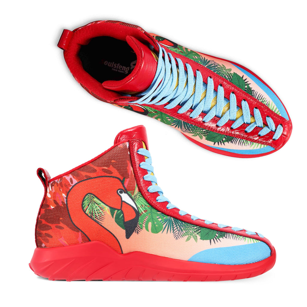 Zapatillas altas de baloncesto para hombre y mujer, con cordones únicos, ligeras, antideslizantes, para exteriores