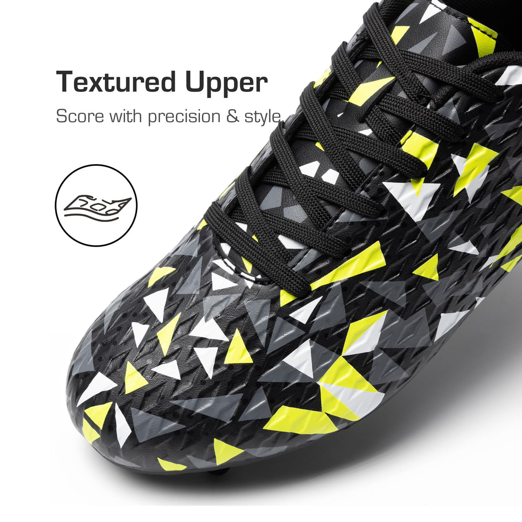 DREAM PAIRS Zapatos de fútbol para hombre, zapatos de fútbol para adultos, con cordones, firmes, atléticos, para entrenamiento al aire libre, zapatos de fútbol