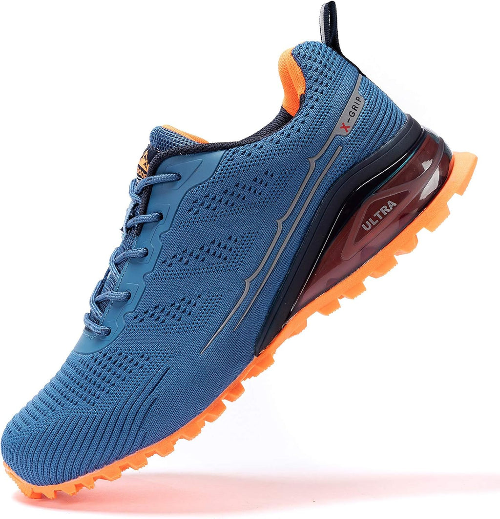 Kricely Zapato deportivo para hombre, para correr, caminar, hacer senderismo y entrenamiento funcional, para exteriores, calzado informal de hombre para entrenamiento