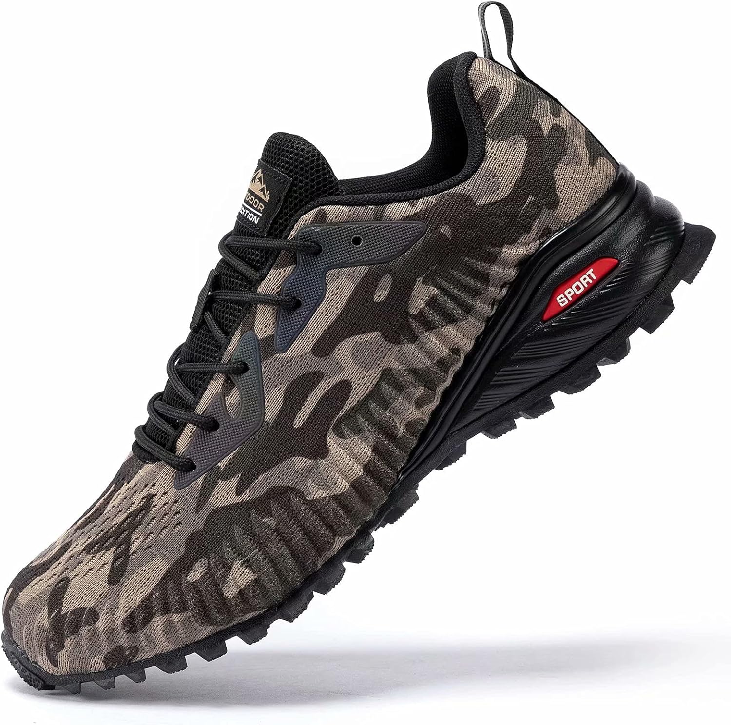 Kricely Zapato deportivo para hombre, para correr, caminar, hacer senderismo y entrenamiento funcional, para exteriores, calzado informal de hombre para entrenamiento