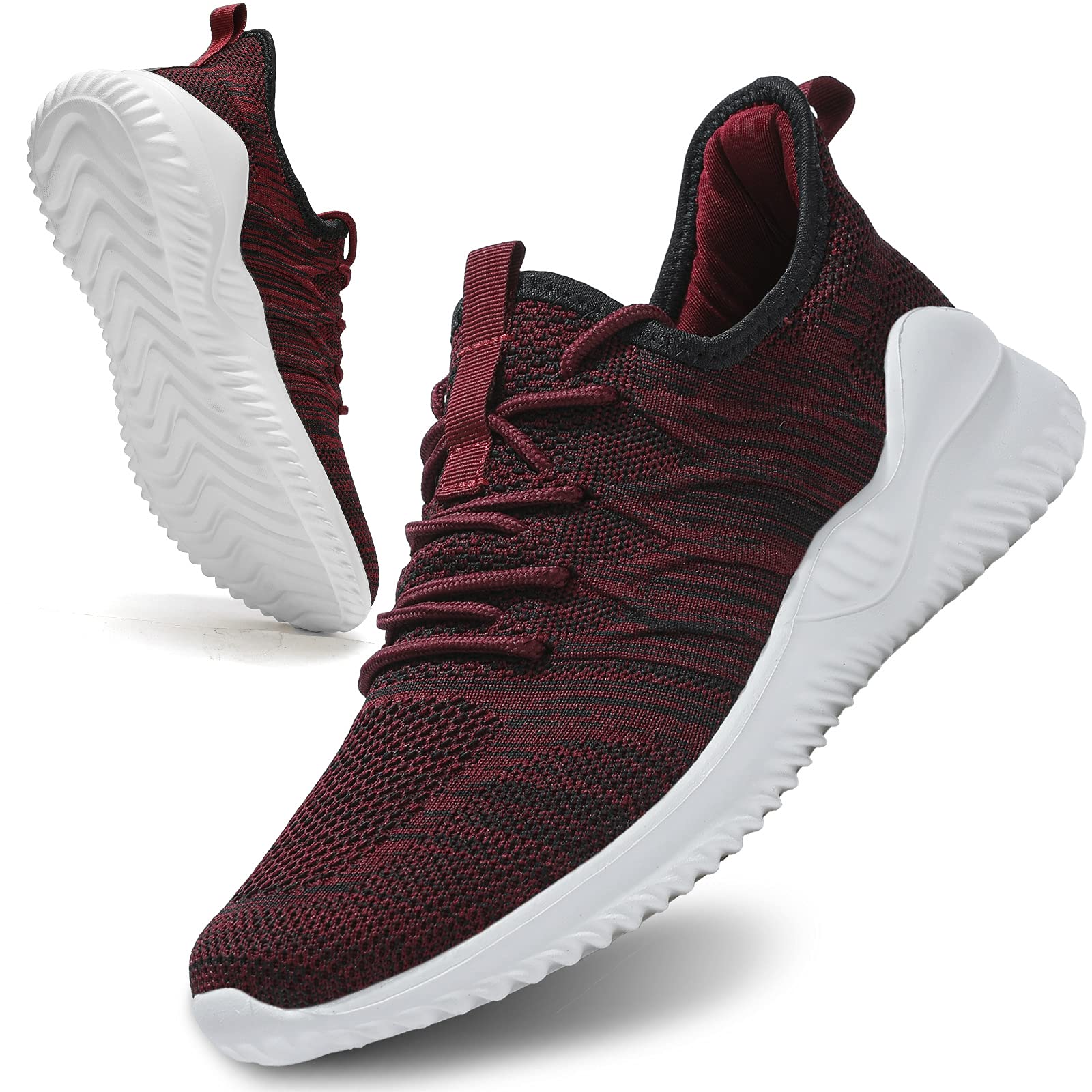 Zapatos deportivos para correr para hombre, ligeros, transpirables, de malla