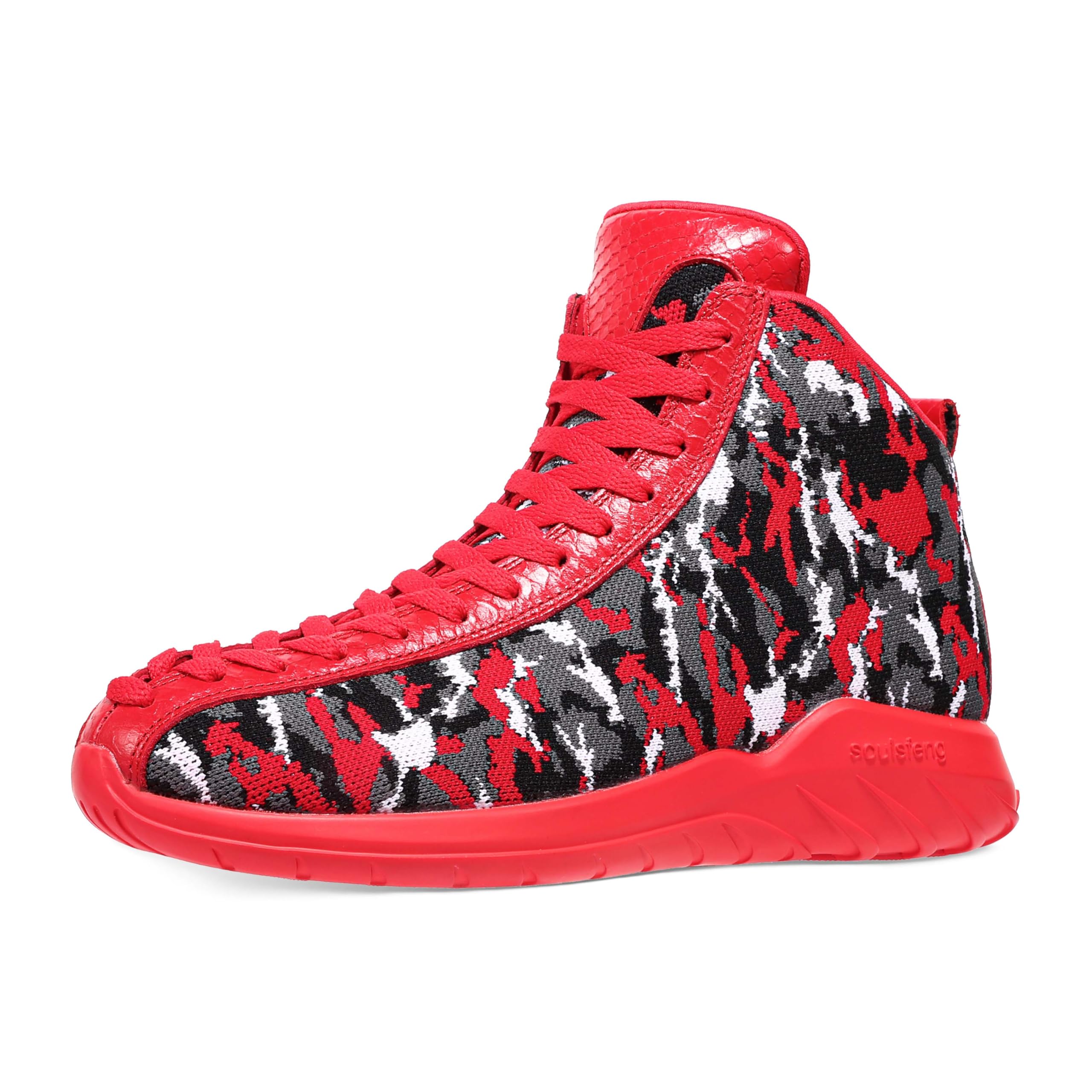 Zapatillas altas de baloncesto para hombre y mujer, con cordones únicos, ligeras, antideslizantes, para exteriores