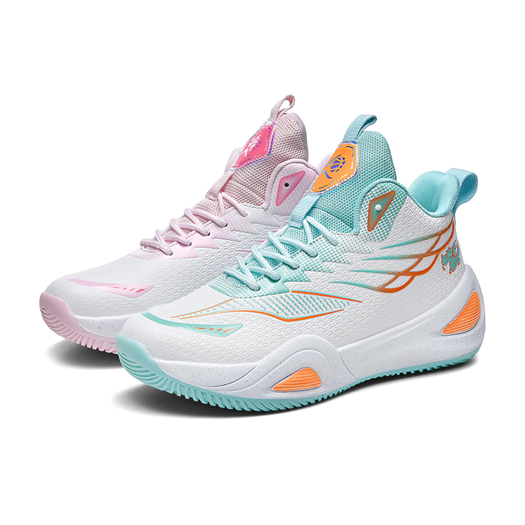 Zapatos de baloncesto de caña alta para hombre con suelas antideslizantes y resistentes al desgaste, zapatos para correr con diseño de graffiti, zapatos deportivos de moda