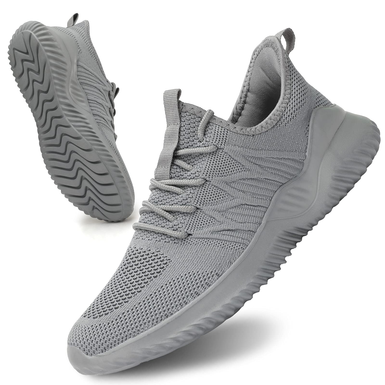 Zapatos deportivos para correr para hombre, ligeros, transpirables, de malla