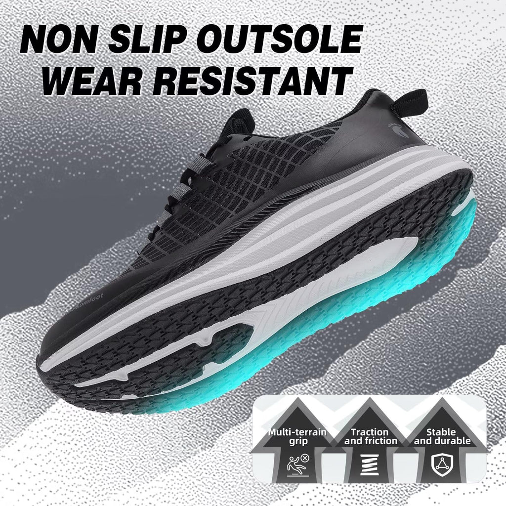 Zapatos ortopédicos para correr en carretera: cómodos y casuales con soporte de arco para fascitis plantar, zapatillas ortopédicas de moda, pies planos, tenis casuales al aire libre, zapatos de
