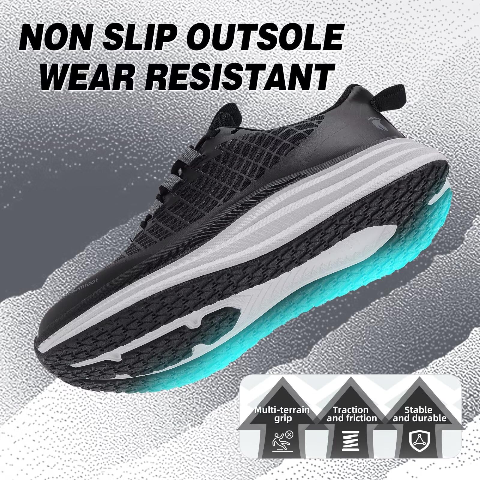 Zapatos ortopédicos para correr en carretera: cómodos y casuales con soporte de arco para fascitis plantar, zapatillas ortopédicas de moda, pies planos, tenis casuales al aire libre, zapatos de