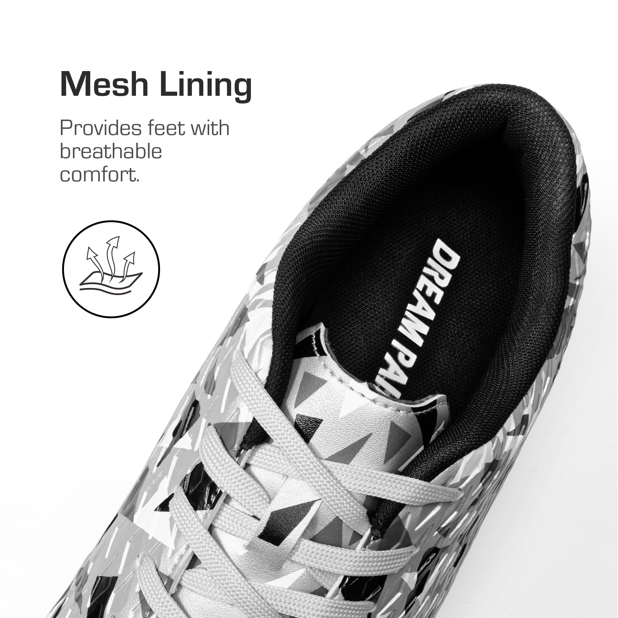 DREAM PAIRS Zapatos de fútbol para hombre, zapatos de fútbol para adultos, con cordones, firmes, atléticos, para entrenamiento al aire libre, zapatos de fútbol