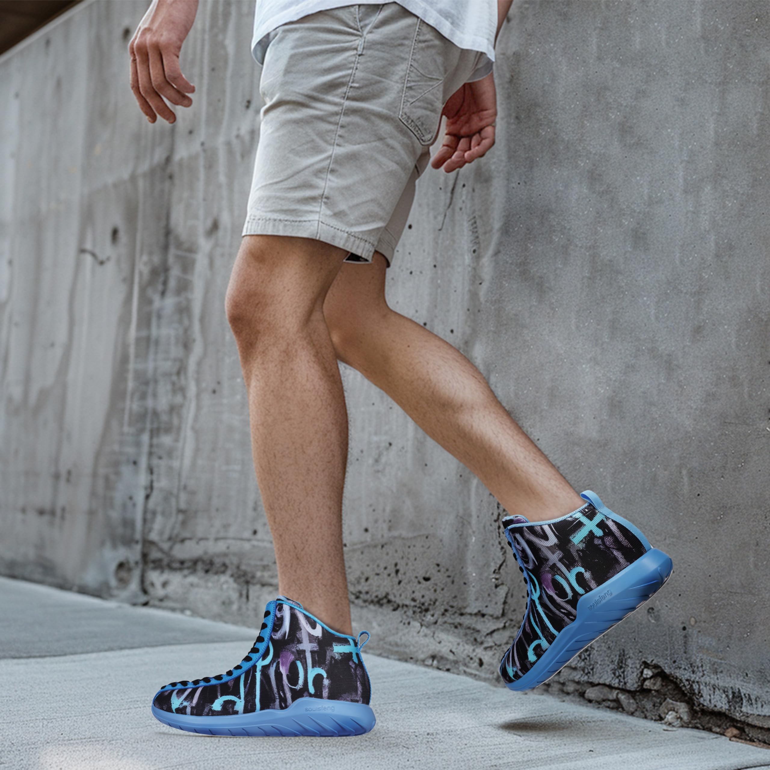 Zapatillas altas de baloncesto para hombre y mujer, con cordones únicos, ligeras, antideslizantes, para exteriores