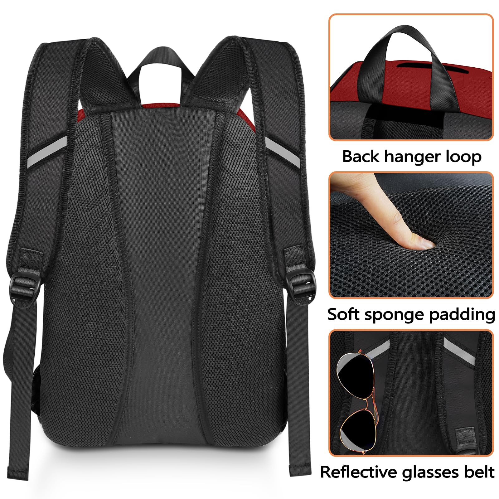 MATEIN - Bolsa de baloncesto, mochila de fútbol resistente con soporte para pelota y compartimento para zapatos, gran mochila de baloncesto para equipo de entrenamiento, mochila de baloncesto