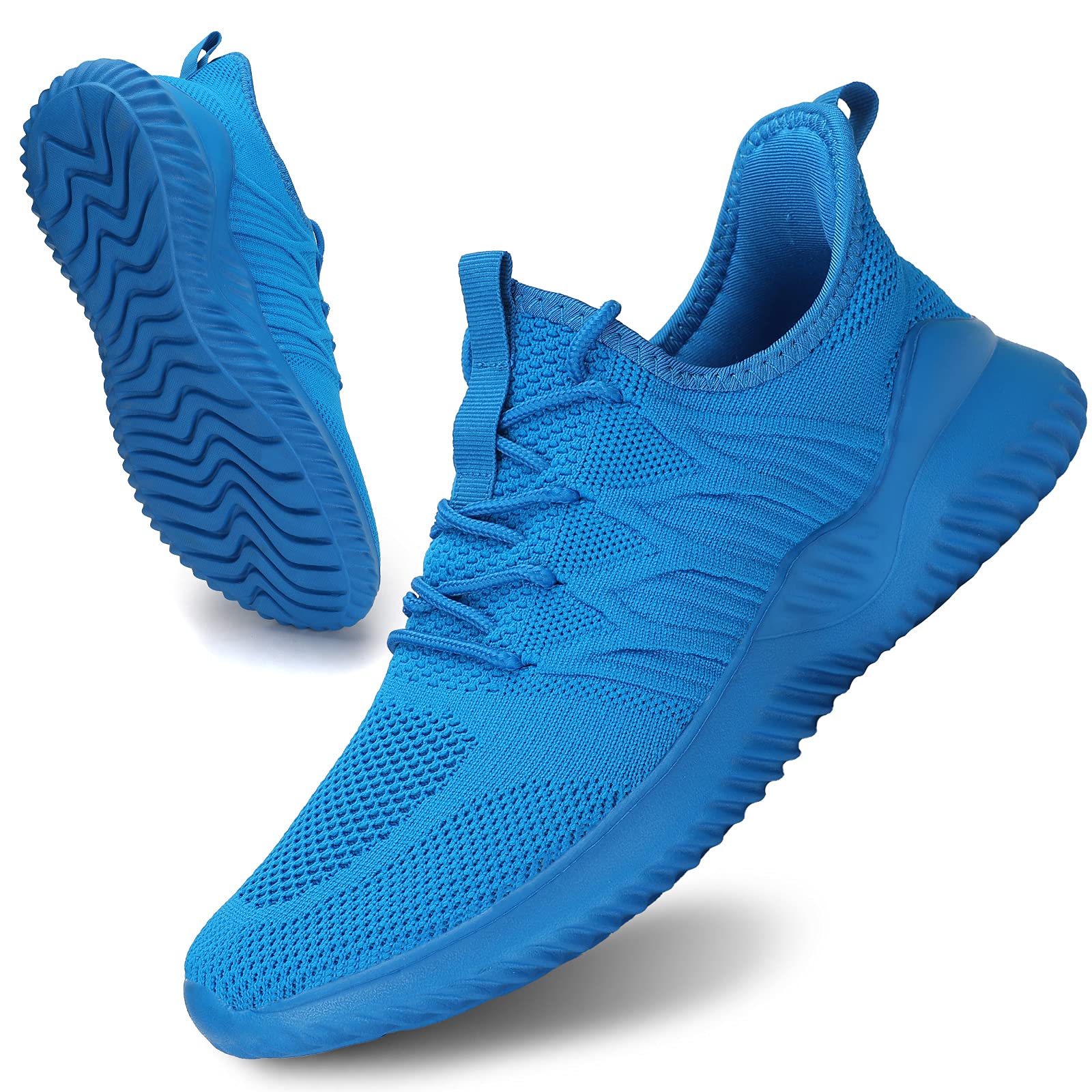 Zapatos deportivos para correr para hombre, ligeros, transpirables, de malla