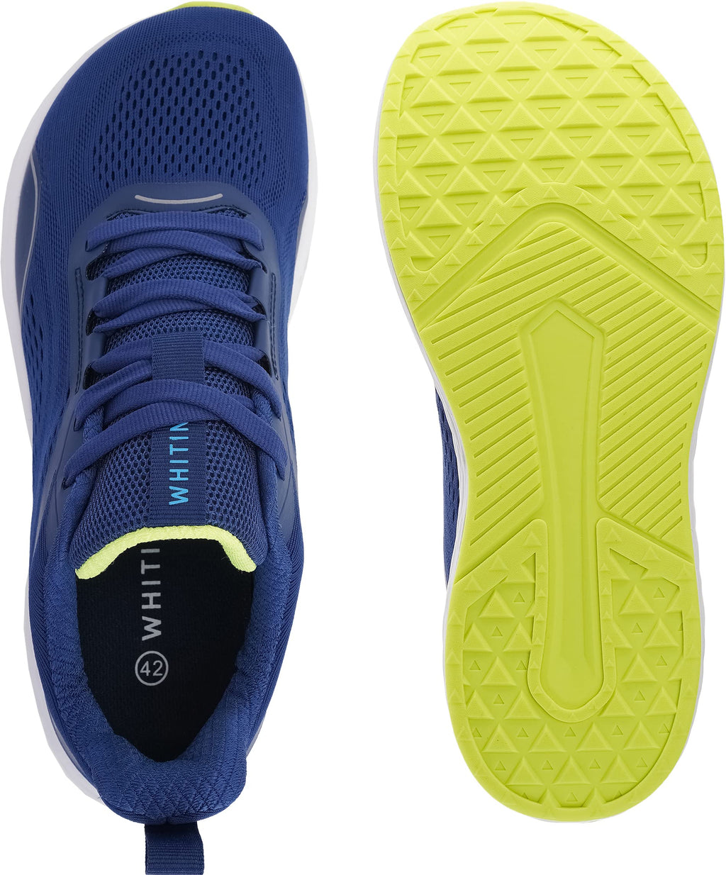 WHITIN: Zapatillas para correr Zero Drop para hombre + Caja de puntera ancha