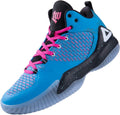 PEAK High Top Mens Basketball Shoes Lou Williams Streetball Master Breathable Outdoor Sneakers Cushioning Shoes for Fitness