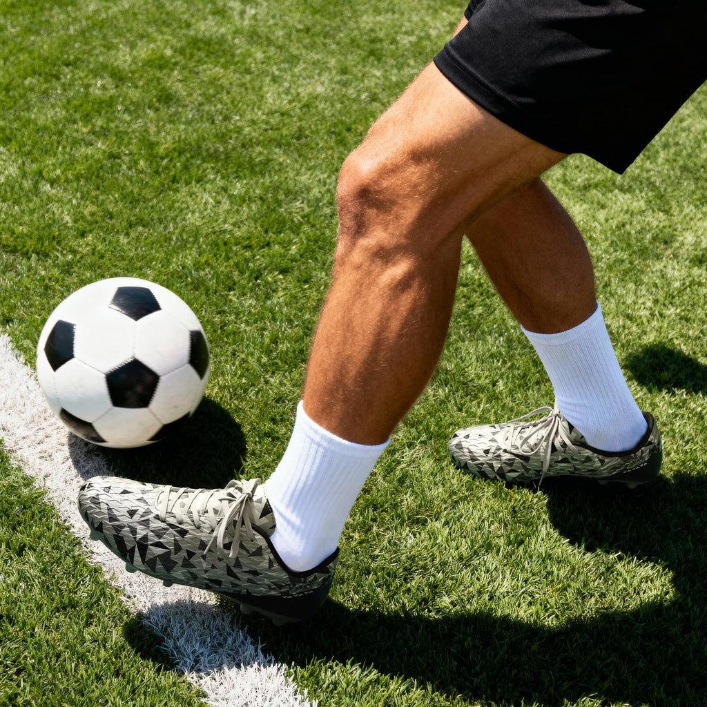 DREAM PAIRS Zapatos de fútbol para hombre, zapatos de fútbol para adultos, con cordones, firmes, atléticos, para entrenamiento al aire libre, zapatos de fútbol