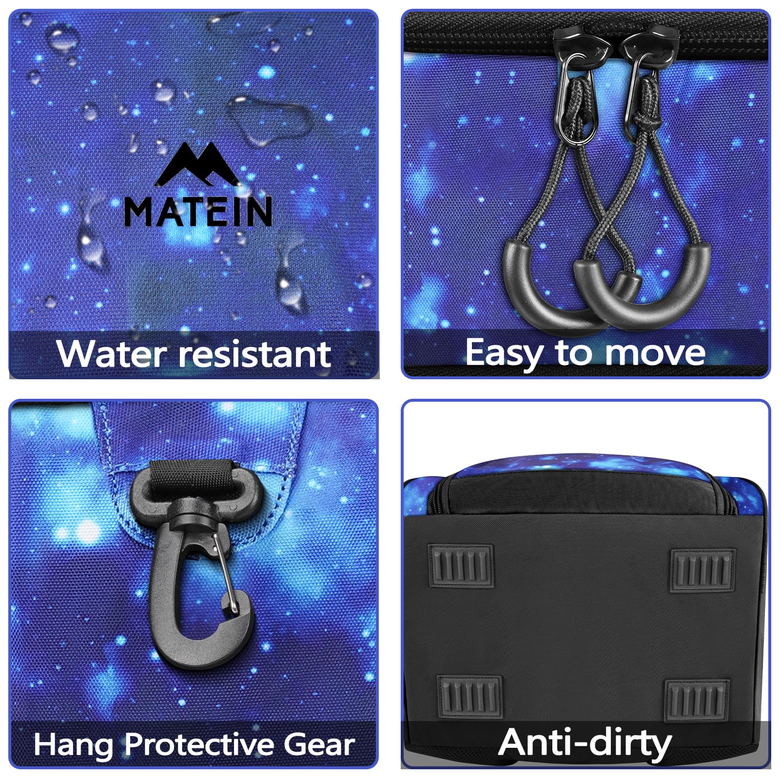 MATEIN - Bolsa de baloncesto, mochila de fútbol resistente con soporte para pelota y compartimento para zapatos, gran mochila de baloncesto para equipo de entrenamiento, mochila de baloncesto